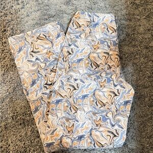 Marble Print Jeans